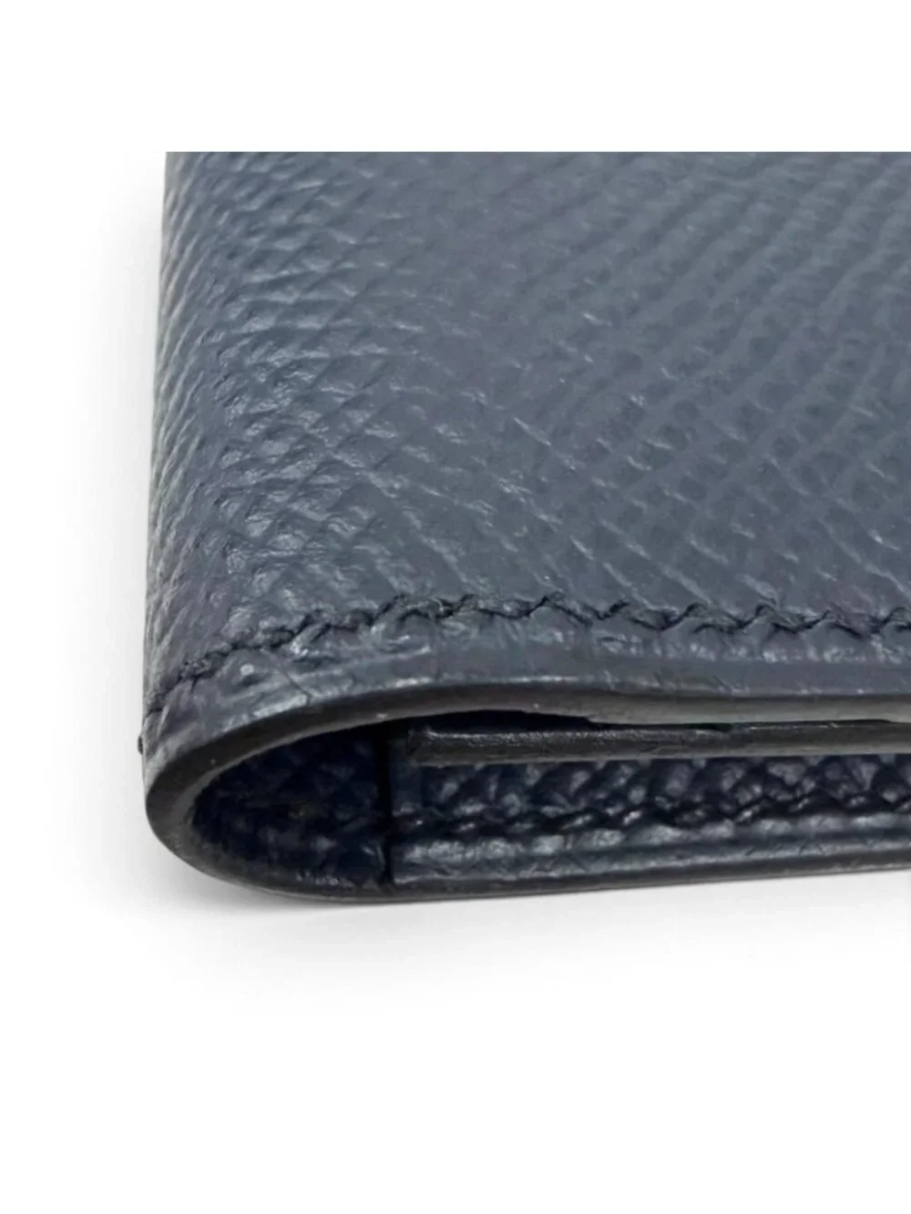 Hermes Mc2 Fleming Veau Epsom Wallet Bifold Navy